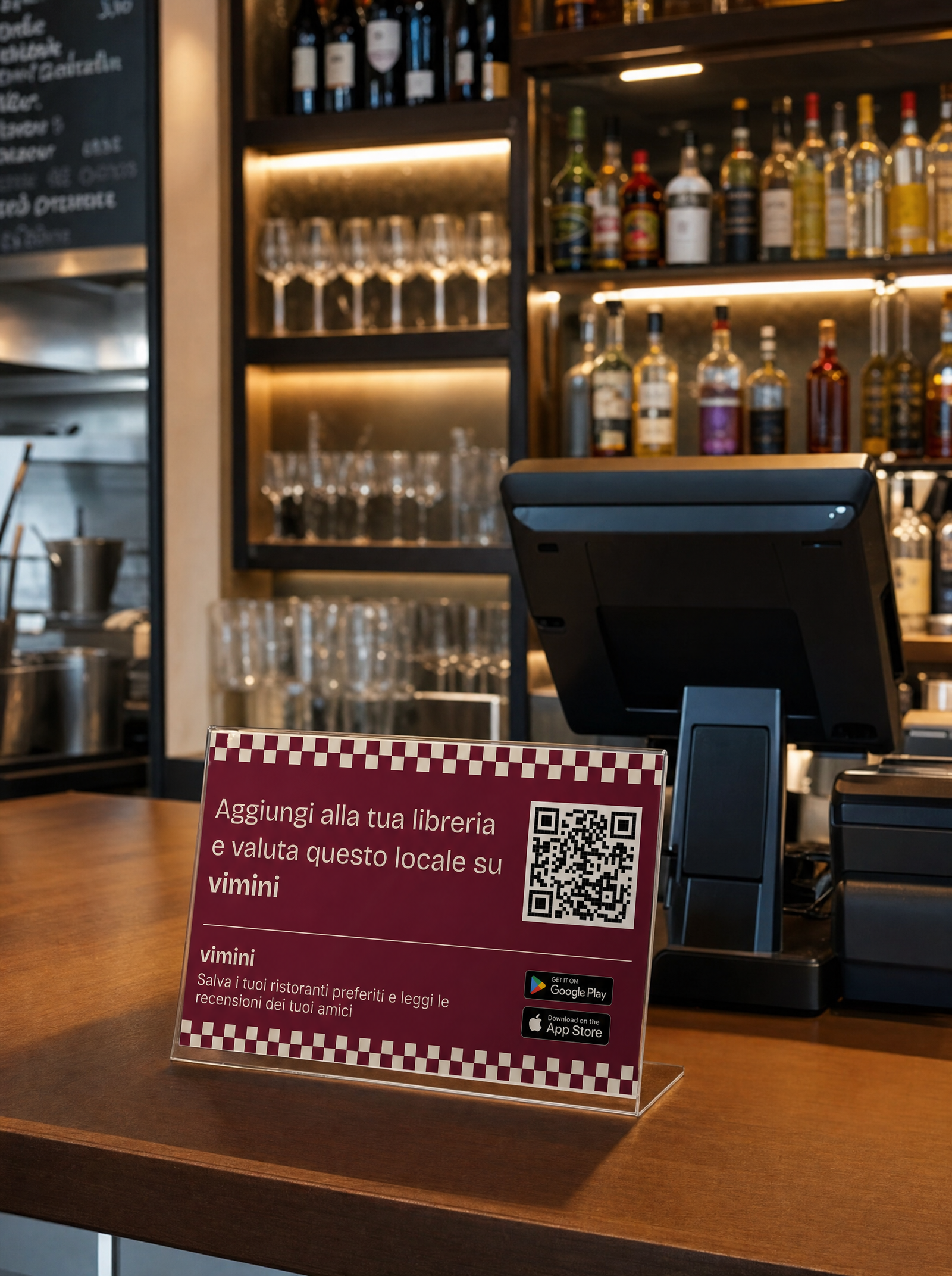 A card for your cash desk